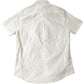 Ben Sherman Short Sleeve Shirt M Men's White 100% Cotton Pocket Detail