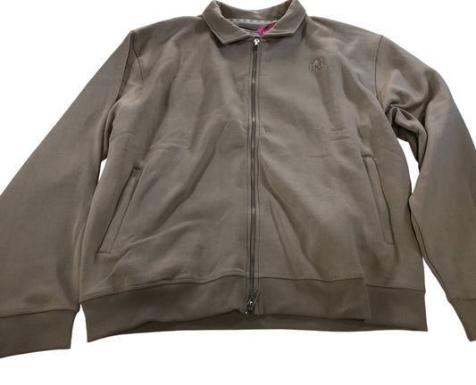 Avant Garde Parker Zip Through Jacket Stone Zip Front Men's Fashion Large