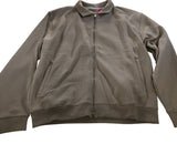 Avant Garde Parker Zip Through Jacket Stone Zip Front Men's Fashion Large