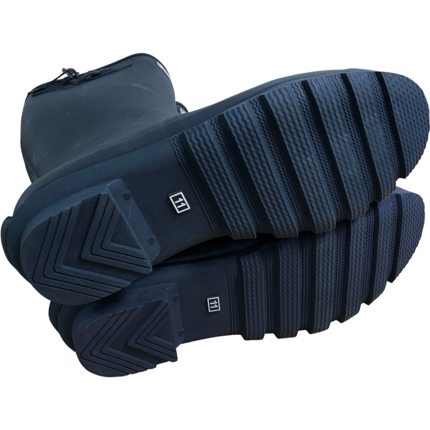 Barbour Mens Bede Wellingtons UK11 Navy Waterproof Rubber Boots Outdoor