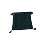 Dark Green Velvet Decorative Pillowcase With Tassels Luxury Bedding 54cm x 54cm