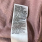 River Island UK8 Women's Long Sleeve Top with Lace Panels in Dusty Pink