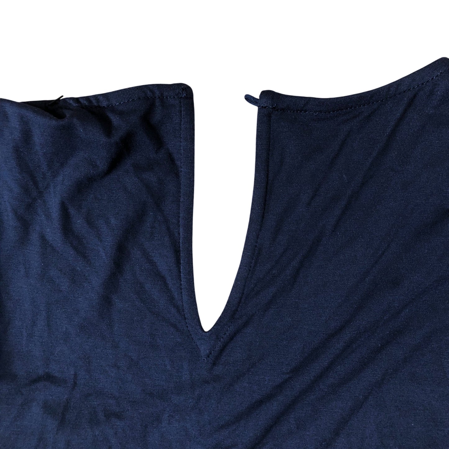 Jumpsuit  Women's Navy Blue V Neck Casual 3/4 Sleeve UK Size 8