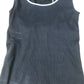 Baukjen Tank Top Women Organic Cotton Size UK6 Ribbed Black Sleeveless