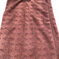 River Island Brown Maxi Dress Women's Cotton Blend Lace Detail Long Length