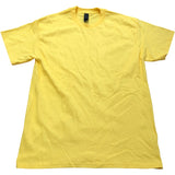 Gildan Ultra 100% Cotton T-Shirt Yellow Size M