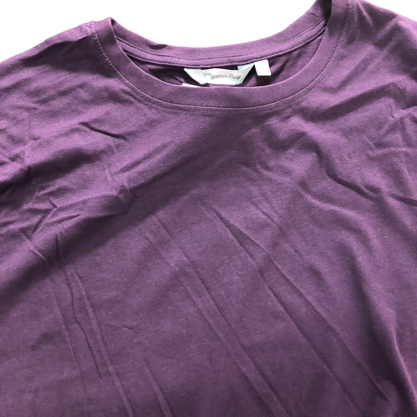 Kangaroo Poo T-Shirt 3XL Men's Purple Crew Neck Cotton Short Sleeve Top