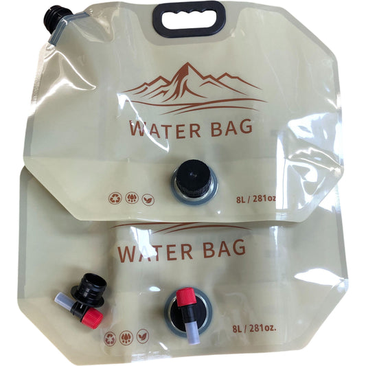 Portable Water Container 8L 281oz Hydration Solution Pack of Two