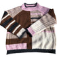 Colourful Block Pattern Sweater Women's Size UK14
