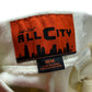 Just Don All City Sweatpants Men's Cream Comfortable Trousers Size M Ankle Zips