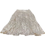 Stunning Sequin Skirt UK12 Women's Party Dress Elegant Gold Glitter Shine