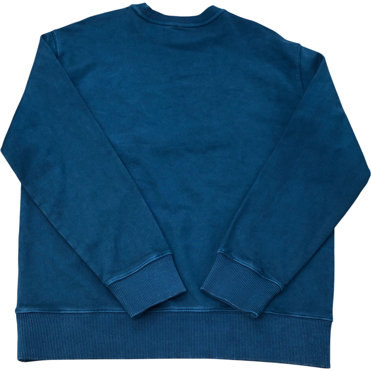 Relaxed Fit Soft Cotton Blend Dark Green Sweatshirt Size M