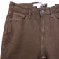 Amelia Skinny Jean Dark Tan Denim Stretch Trousers