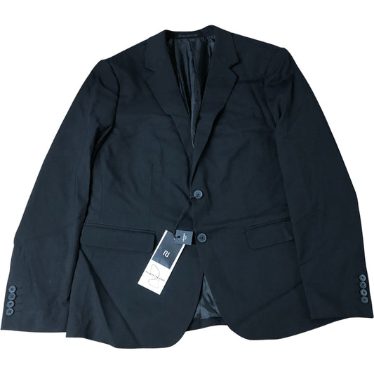 River Island Skinny Fit Blazer UK44 Men's Black Suit Jacket Formal Wear