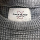River Island Waffle Knit Jumper Grey