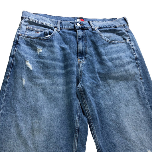 Tommy Jeans Relaxed Straight Jeans W36 L32 Men's Light Blue