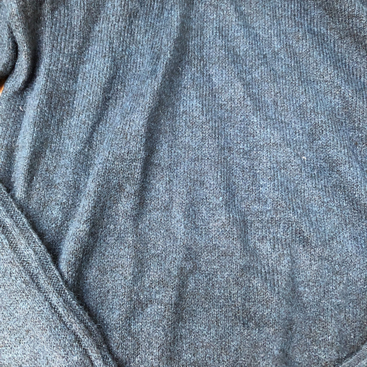 Weird Fish Men's Navy Sweater Size M Ribbed Knit Design With Buttons