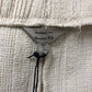River Island Signature Maxi Skirt L Women's Textured Split Hem Cream