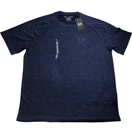 Under Armour Tech Tee XL Men's Blue Short Sleeve Active T-Shirt New