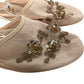 Women's Embellished Mules Floral Slip On Shoes