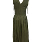 River Island Khaki Summer Safari Dress UK16 Women's Casual Midi Sleeveless