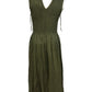 River Island Khaki Summer Safari Dress UK16 Women's Casual Midi Sleeveless