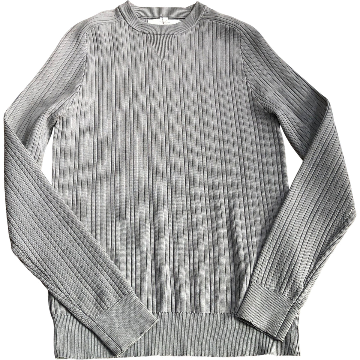 River Island Grey Ribbed Knit Sweater Pullover