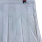 FILA x HAILEY Pleated Mini Skirt UK12 Women's White Athletic Polyester