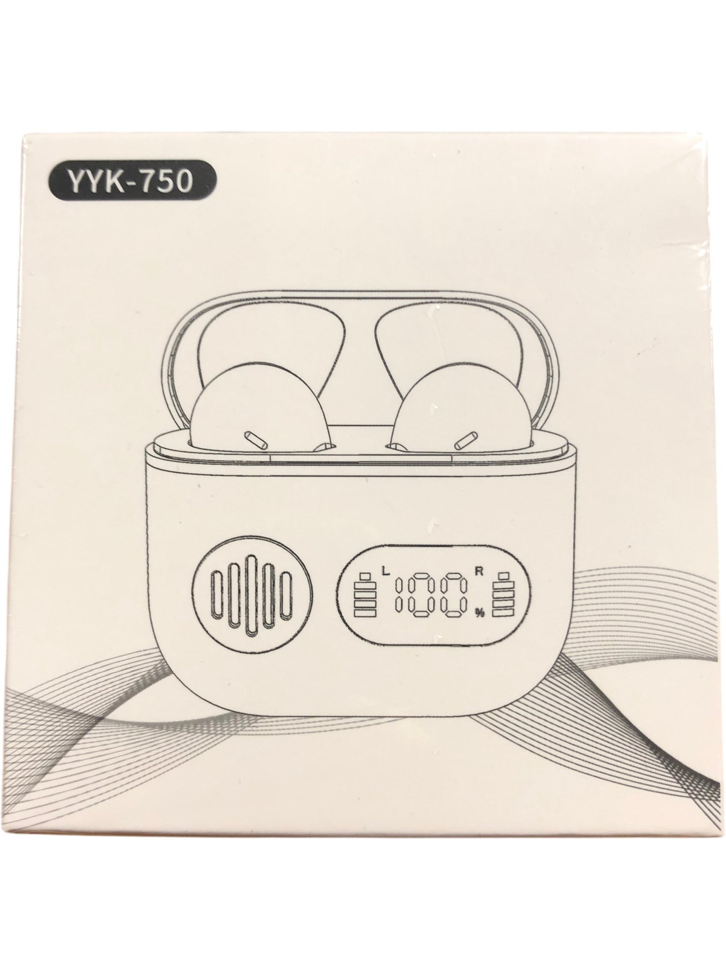 YYK-750 Wireless In Ear Headphones Bluetooth 5.3 Earbuds Stereo Sound