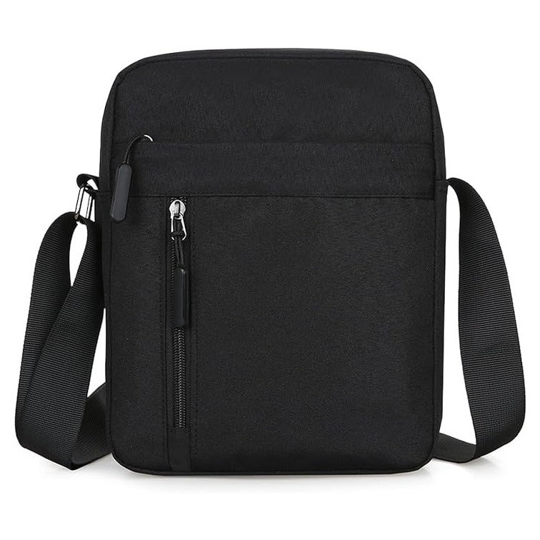 Aucuu Black Oxford Cloth Crossbody Bag