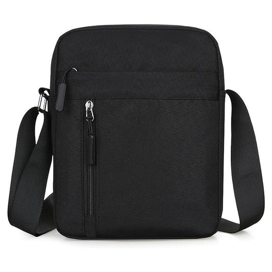Aucuu Black Oxford Cloth Crossbody Bag