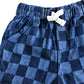 Blue Check Trousers 1-2 Years Boys Cotton