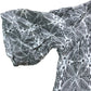 Unmade Copenhagen Dress Size S-M Women's Printed Viscose Midi Puff Sleeve
