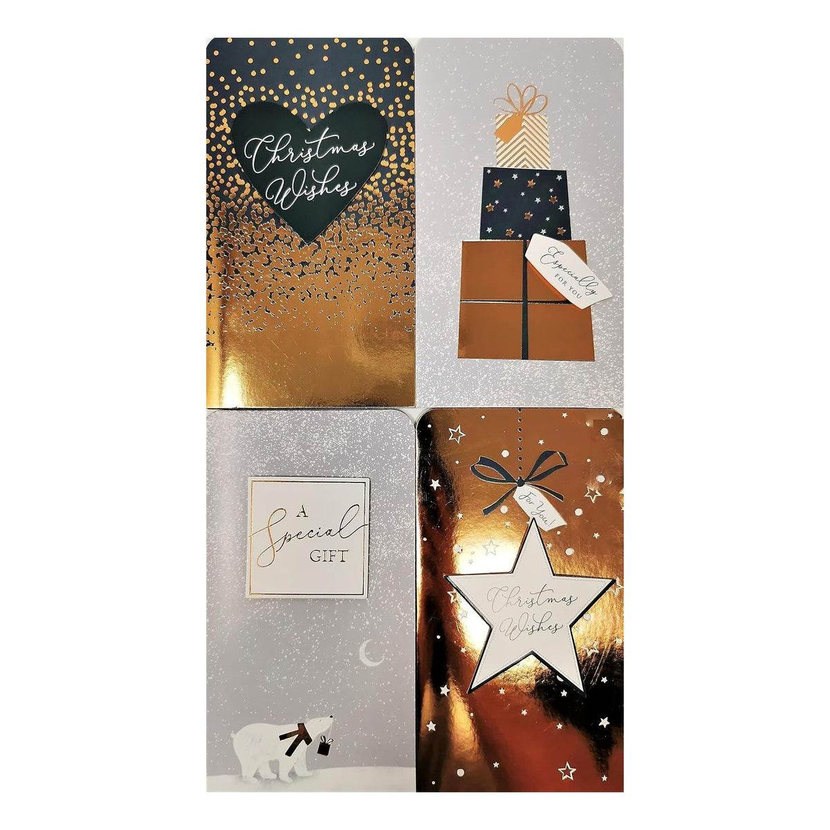 Christmas Money Wallet & Envelope Arctic Luxe - Pack of 4