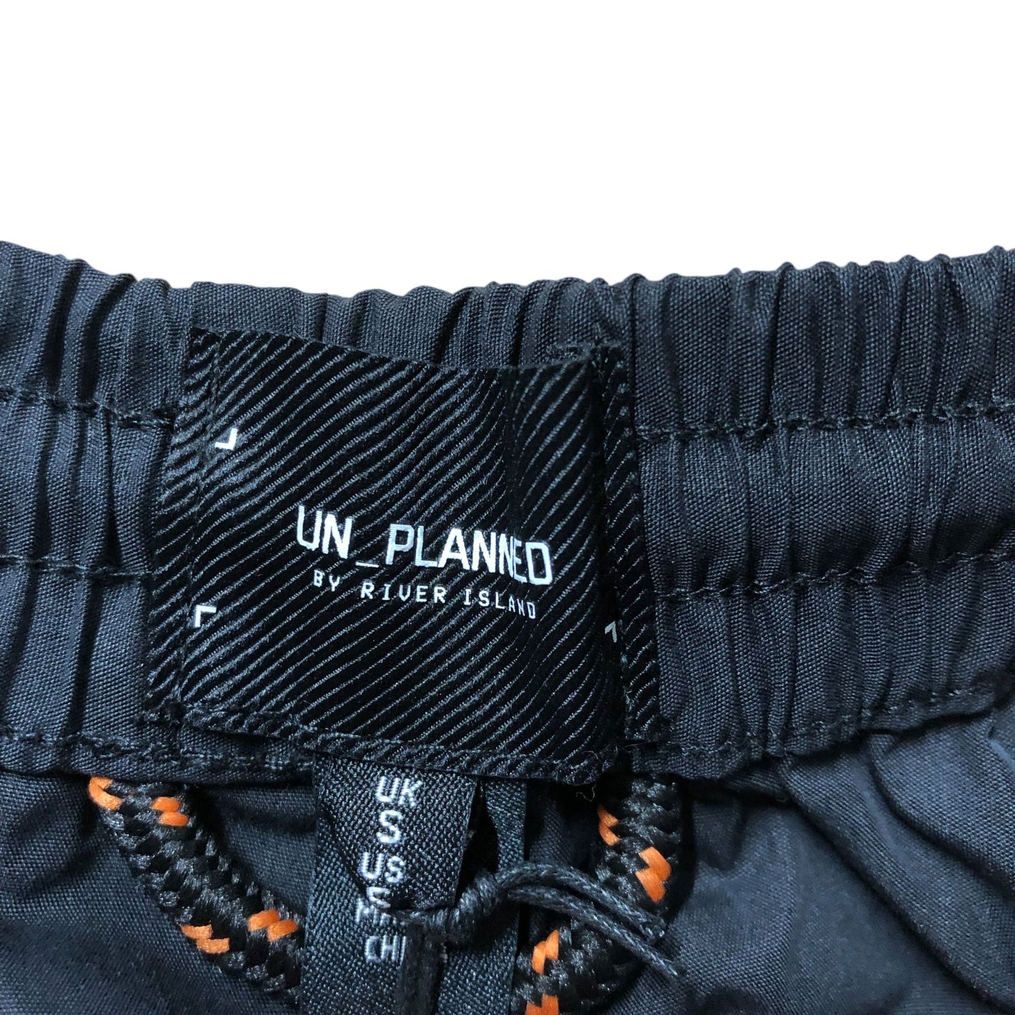 River Island Cargo Shorts Black Size S Men's
