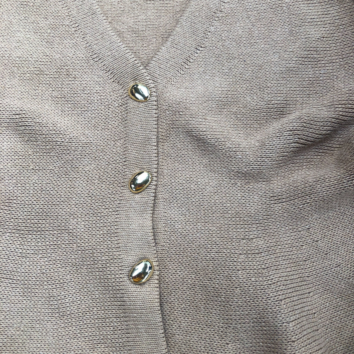 River Island Tan Ruched Waist Cardigan