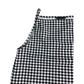 River Island Checked Smock Top Women's Gingham Pattern Black White Size Medium