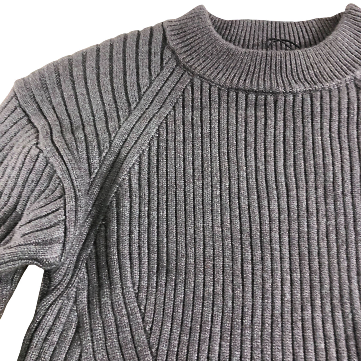 River Island XS Black Satin Slip Dress With Grey Crop Jumper Set