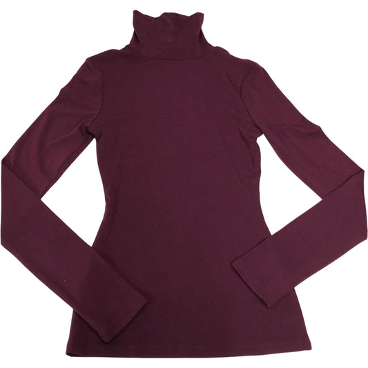 River Island Turtleneck Top UK6 Women's Purple Long Sleeve