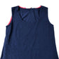 Boden Women's Activewear Tank Top  Navy Blue Red Trim UK12
