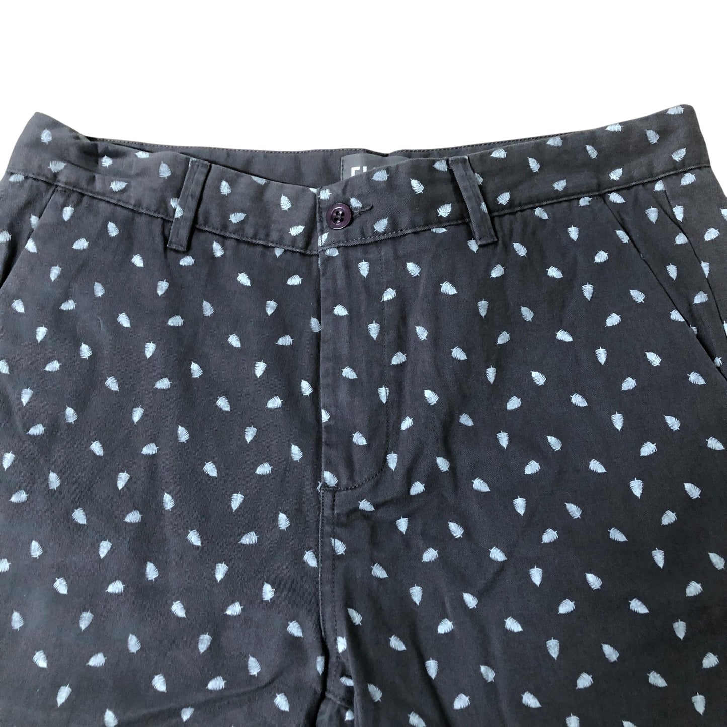 Fluid Shorts Cotton Grey Printed Men's Casual Wear Medium