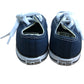 Converse All Star Kids Trainers Size 8 Unisex Navy Canvas Sneakers