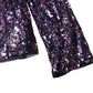 Kids Purple Sequin & Mesh Long Sleeved Top 8 Years