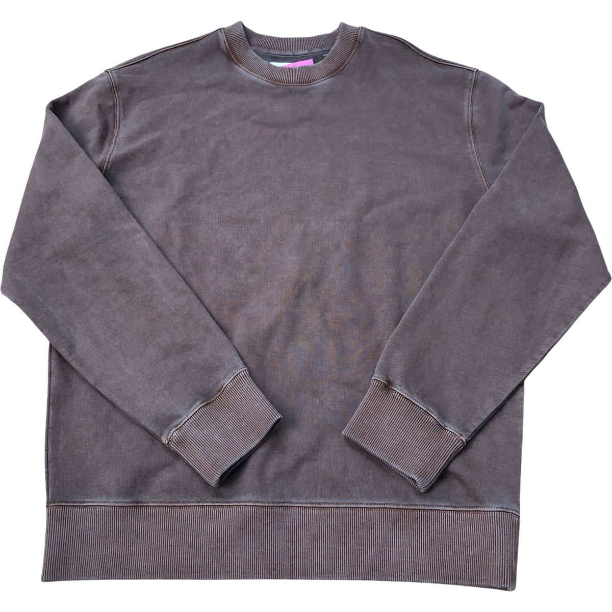Brown Crew Neck Sweatshirt Size M