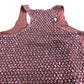 River Island Women's Sequin Top Blush Pink Sleeveless Party Wear Size 10