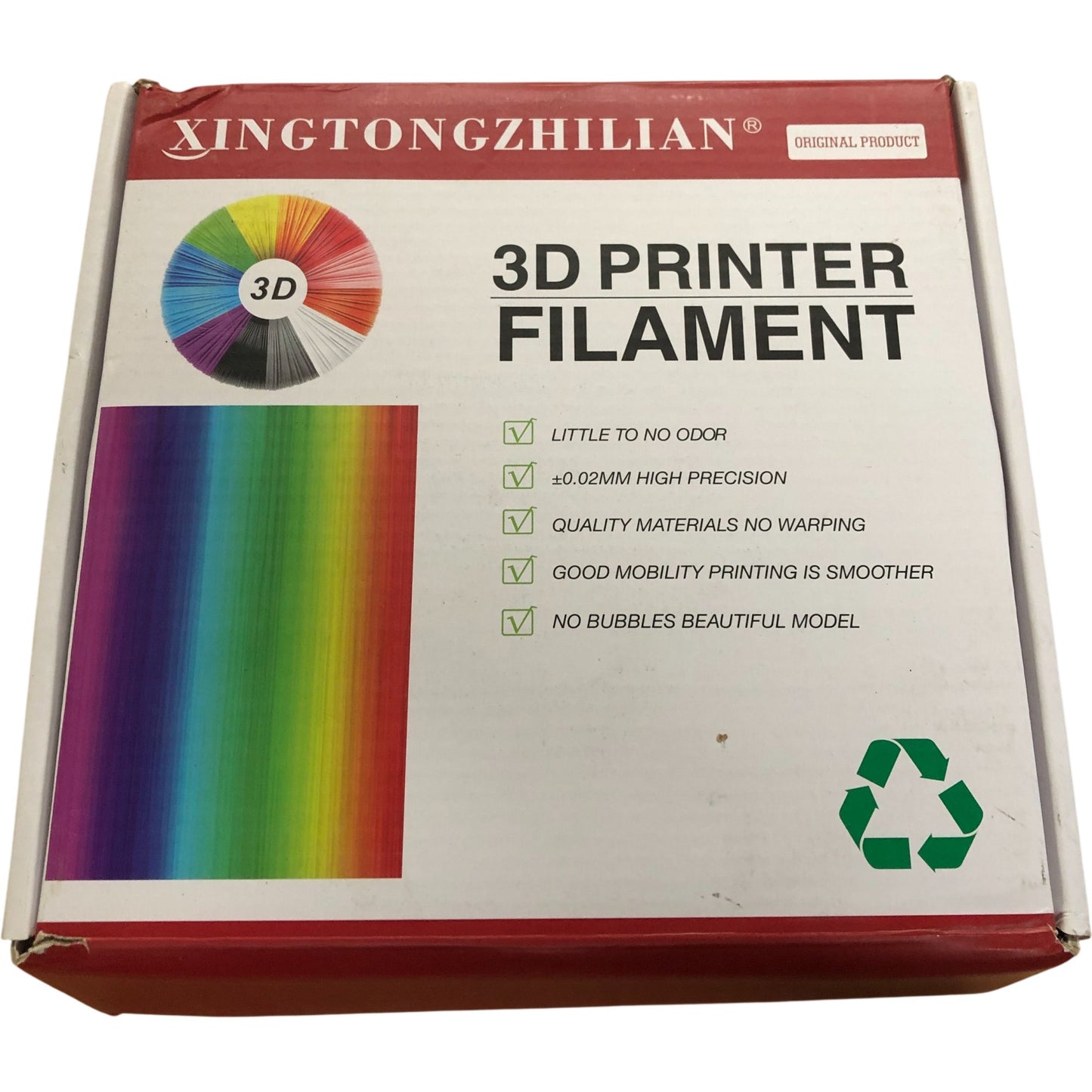 Xingtongzhilian 3D Printer Filament 175mm Biodegradable 330340m Length