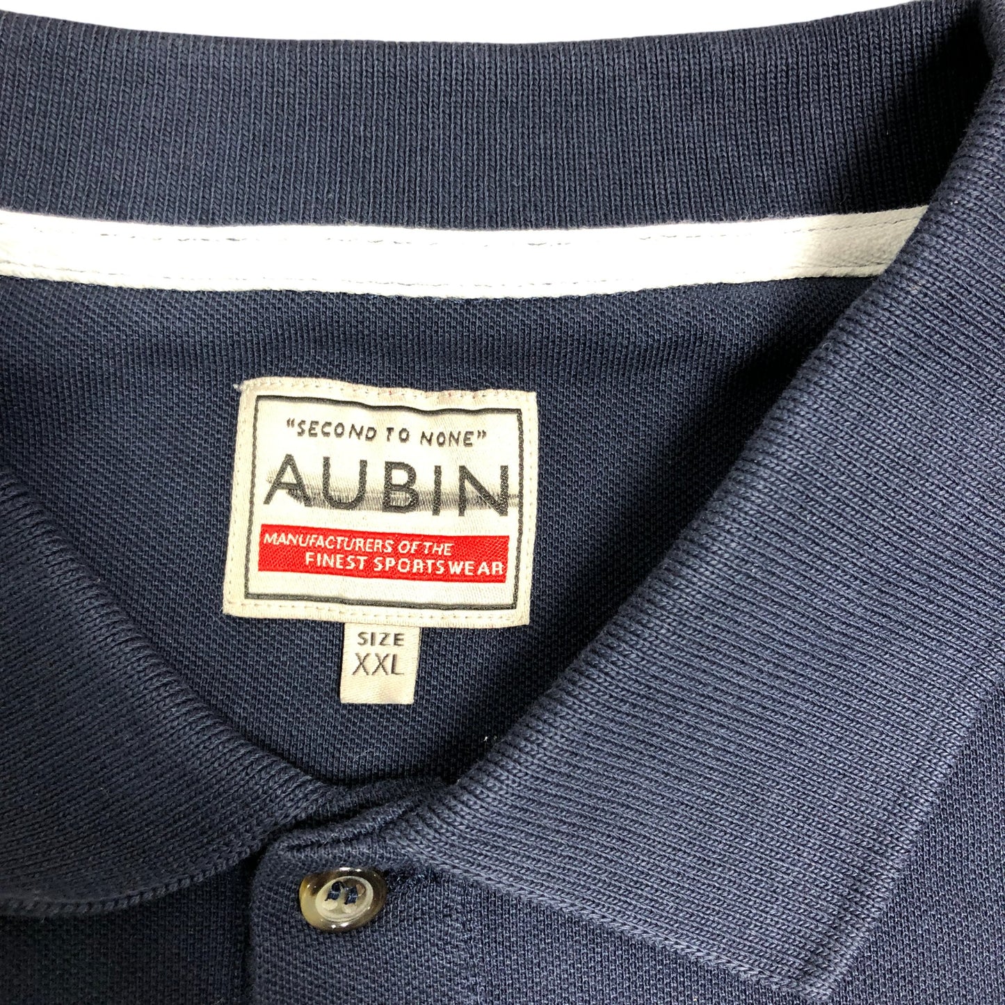 Aubin Navy Polo Shirt XXL Mens Casual Wear Short Sleeve Cotton