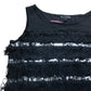 UK12 Women's Black Sequin Fringe Dress Party Wear
