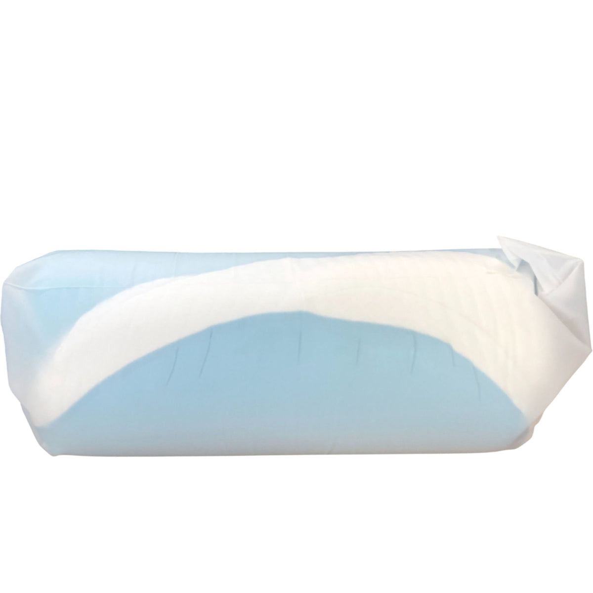 Comfort Memory Foam Pillow Support Head Neck Sleep Cushion 64cm Blue White
