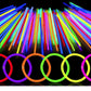 Glow Stick Bracelet Pack 100 Pieces Multi Colour Party Supplies